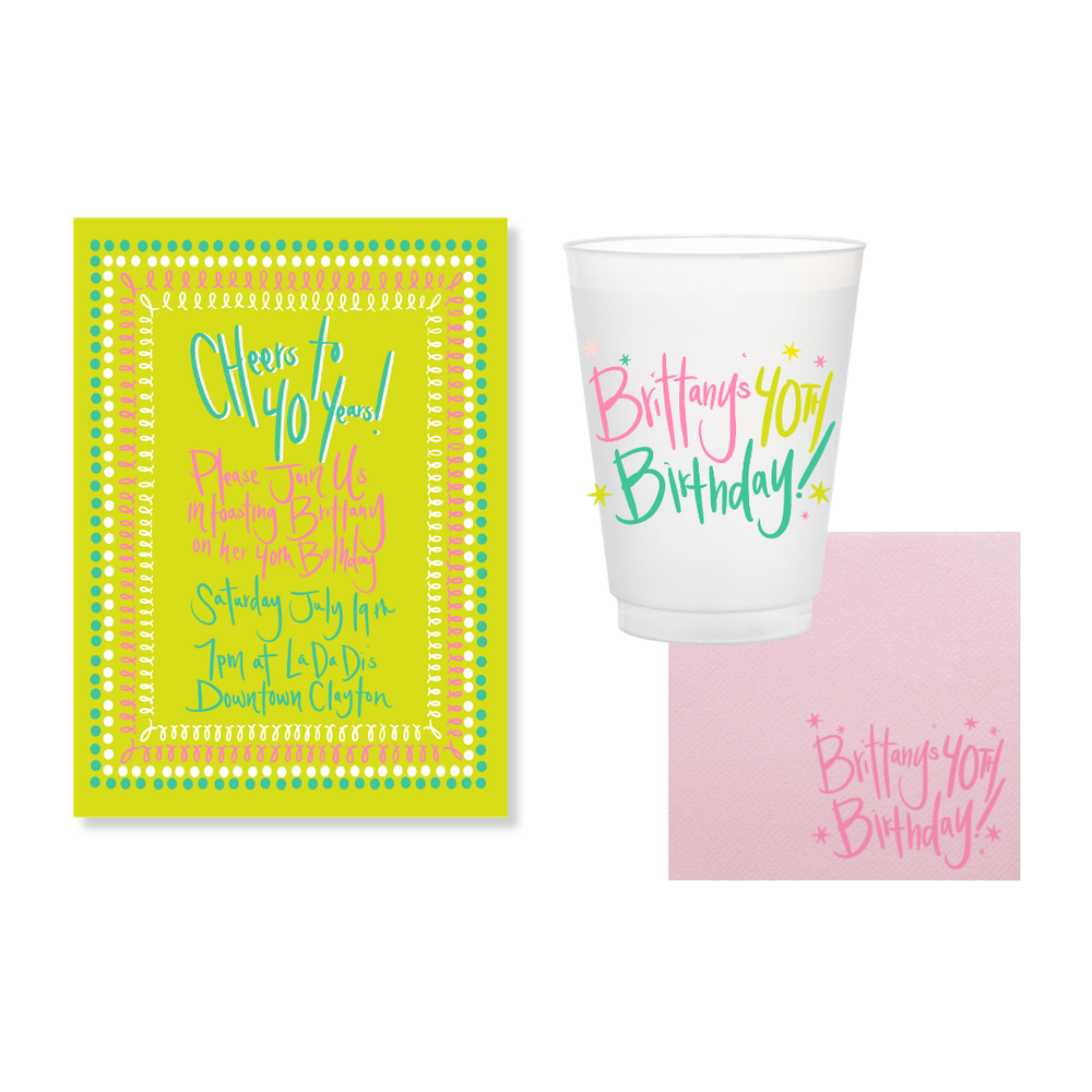 Custom Printed Invitations