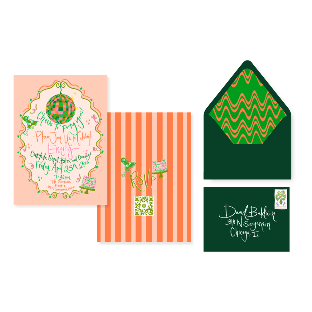 Custom Printed Invitations