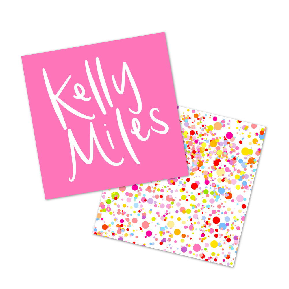 Punchy Splatter Gift Tags in Pink