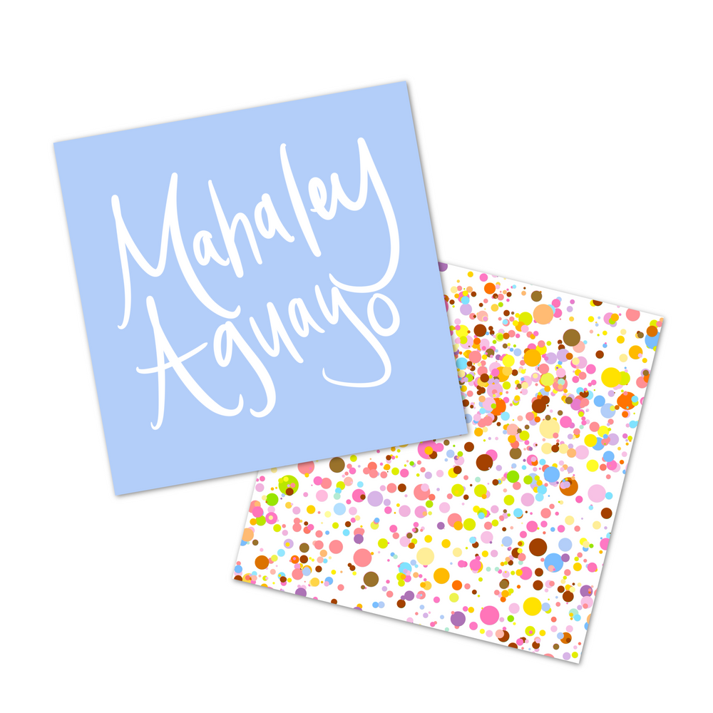 Everyday Splatter Gift Tags in Sky
