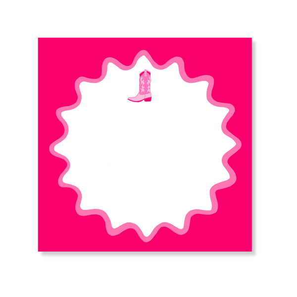 Icon Bar: Cowgirl Notepad