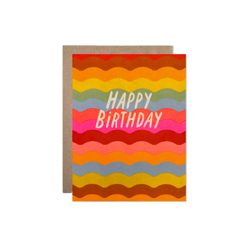 Groovy Happy Birthday Card