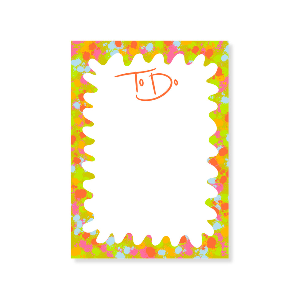 Candy Paint Notepad in Skittles