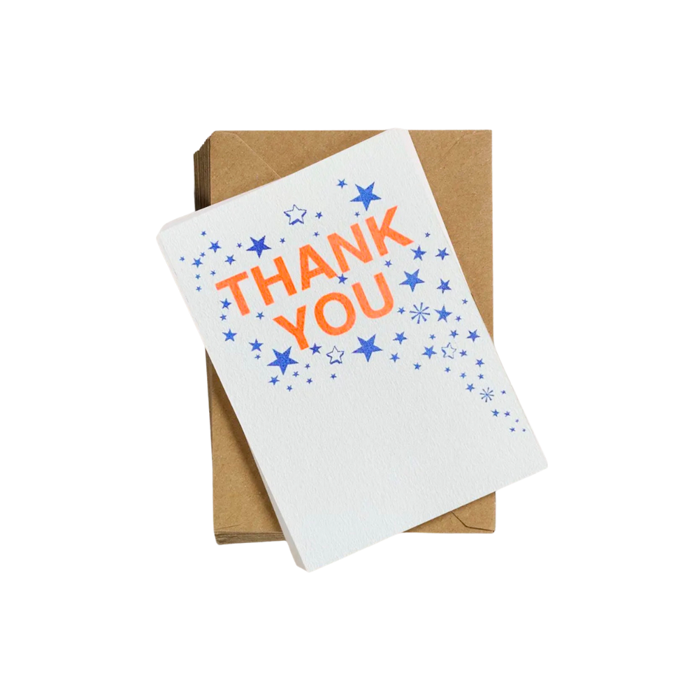 Thank You Card Set in Blue