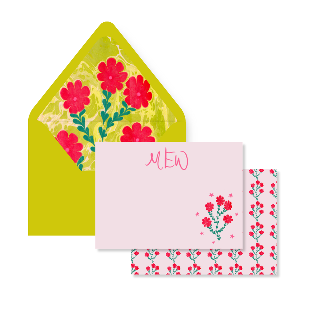 Morgan Walker x FP Stationery in Pink