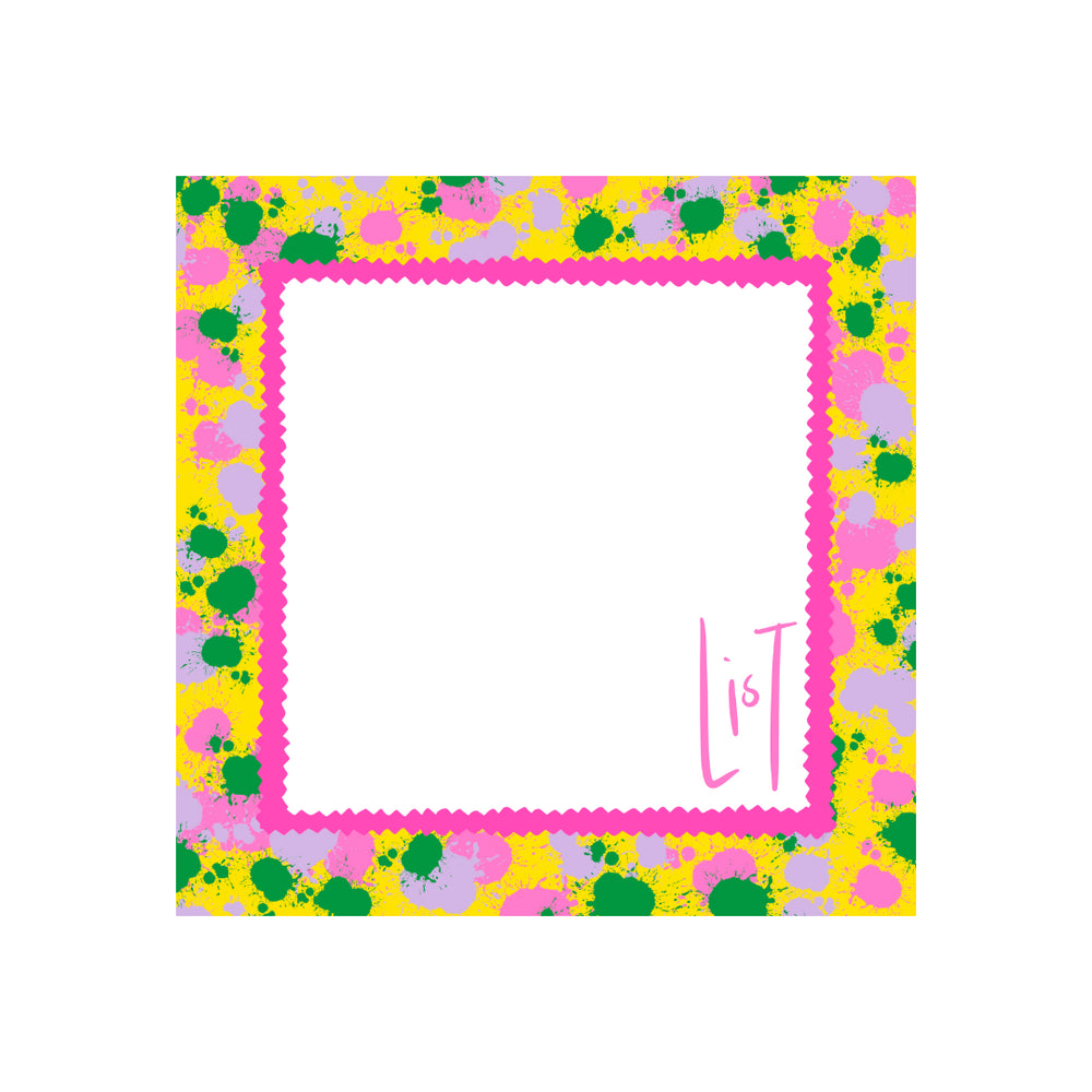 Candy Paints Notepad in Lemon Drop