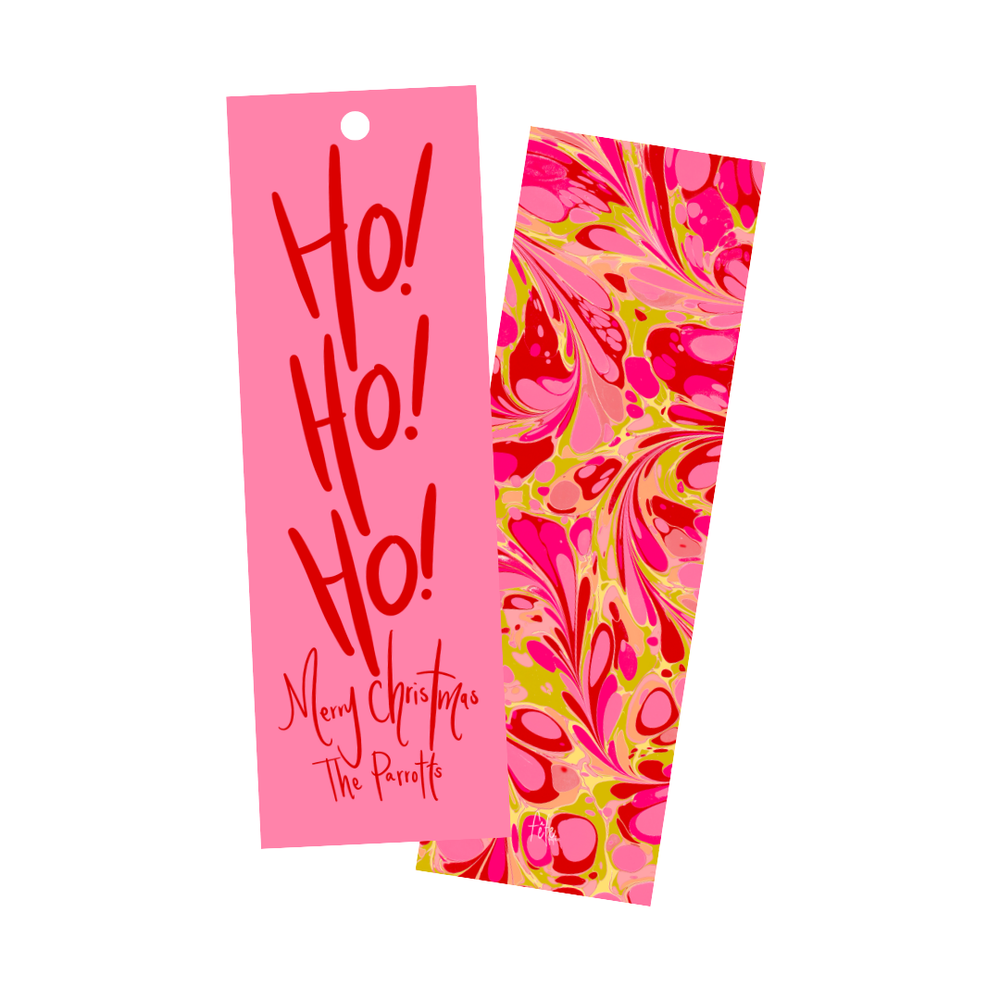 Candy Land Swirl Long Gift Tags in Pink