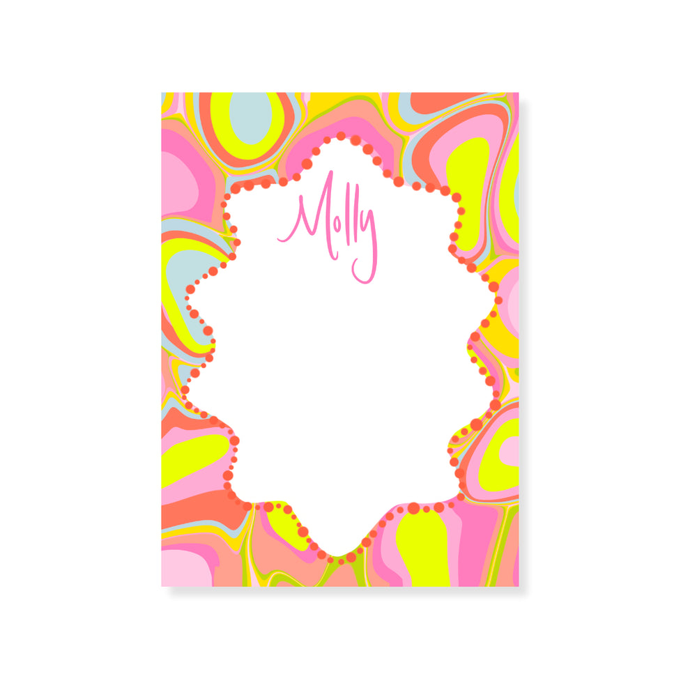 Retro Neon Notepad