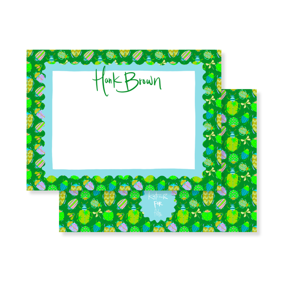 Busy Bugs Stationery in Green