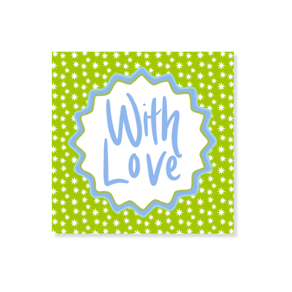 All Star Classics Gift Stickers in Lime