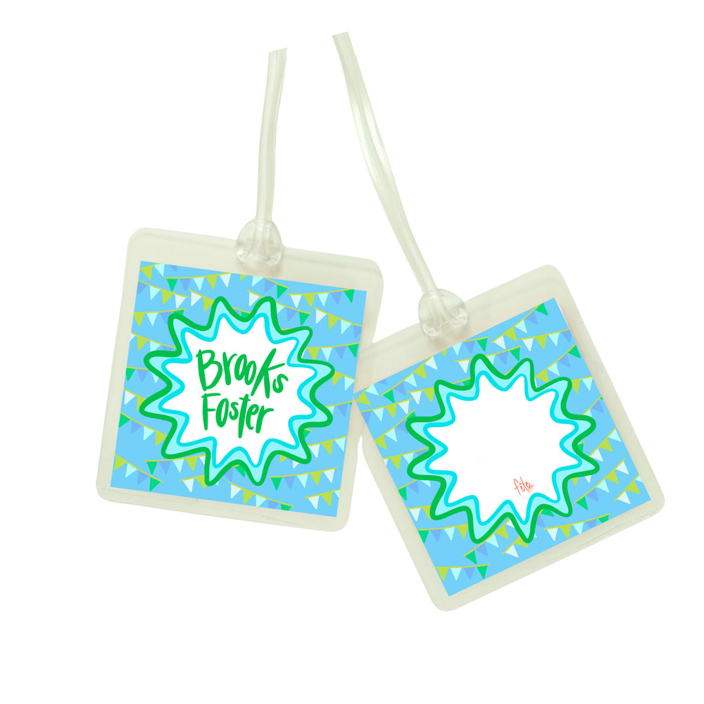 Pendant Bag Tag in Royal