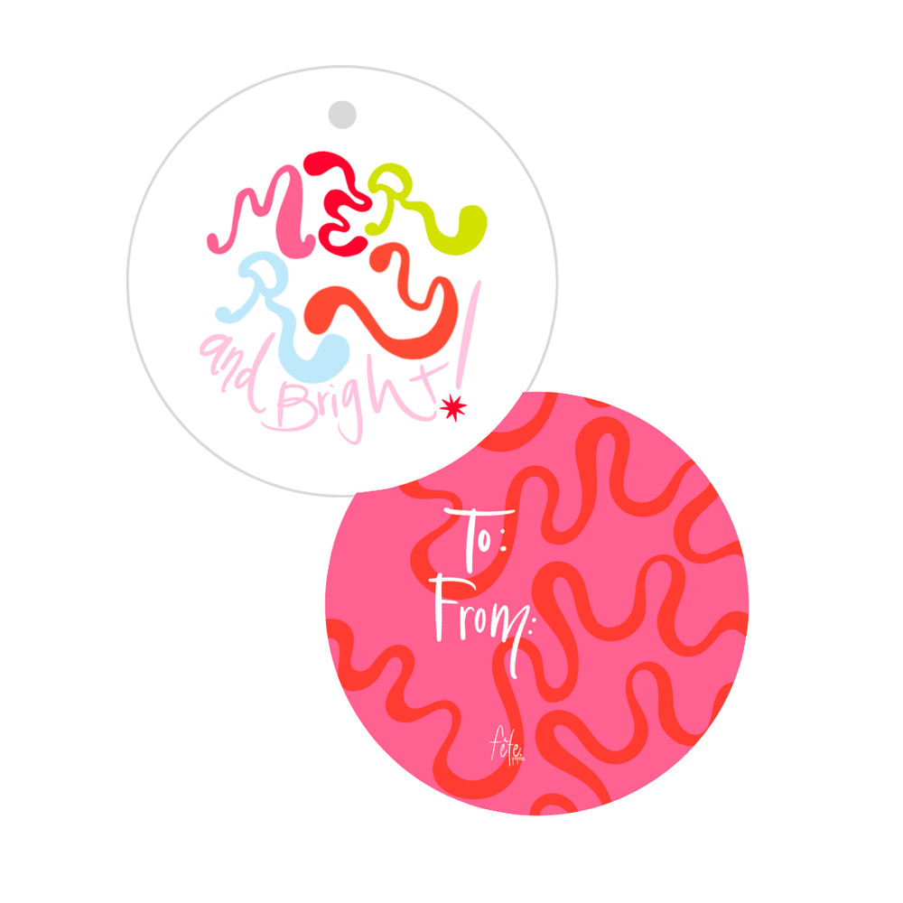 Groovy Merry & Bright Tags in Multi