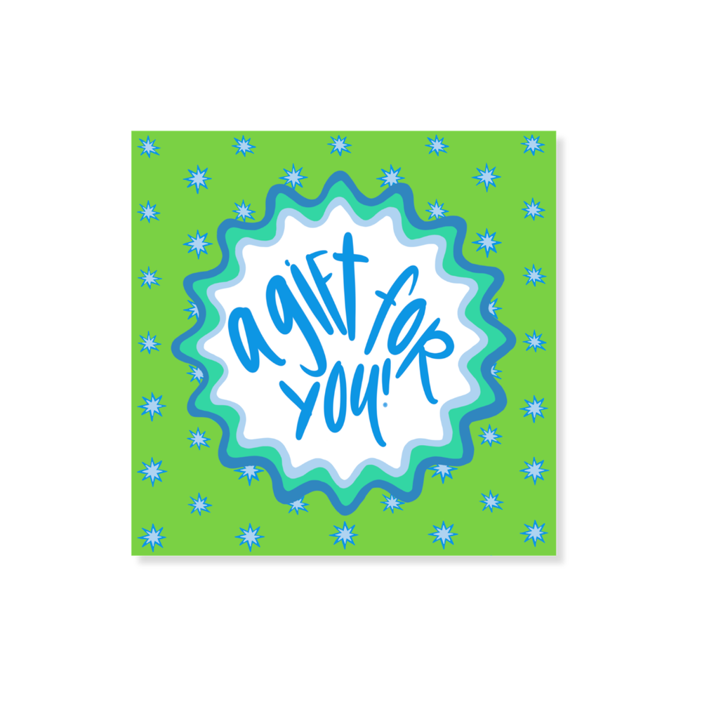 Back To School Starburst Stickers in Grass