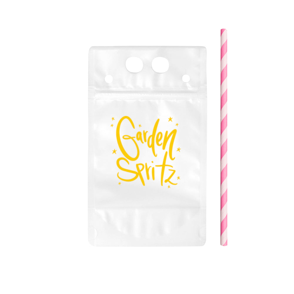 Karey Bancroft x FP Drink Pouches in Yellow