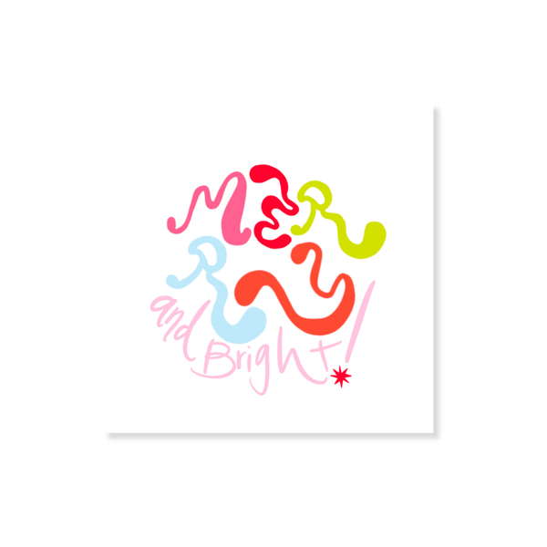 Groovy Merry & Bright Stickers in Multi