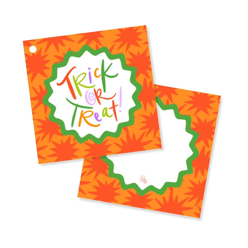Halloween Starburst Gift Tags