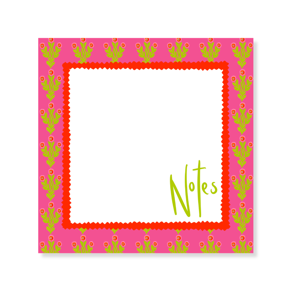 Morgan Walker x FP Notepad in Pink