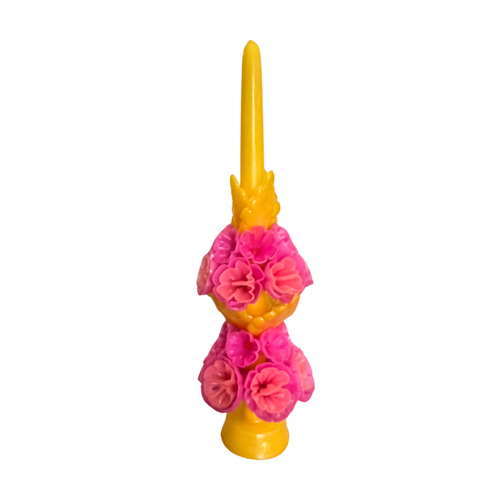 Floral Candle - Sol + Pink