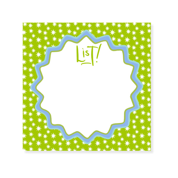 Star Classics Notepad in Lime