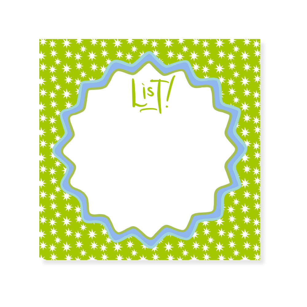 Star Classics Notepad in Lime