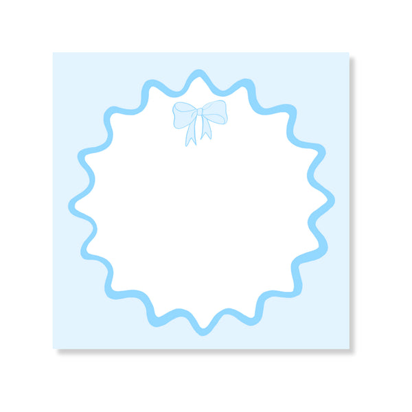 Icon Bar: Blue Bow Notepad