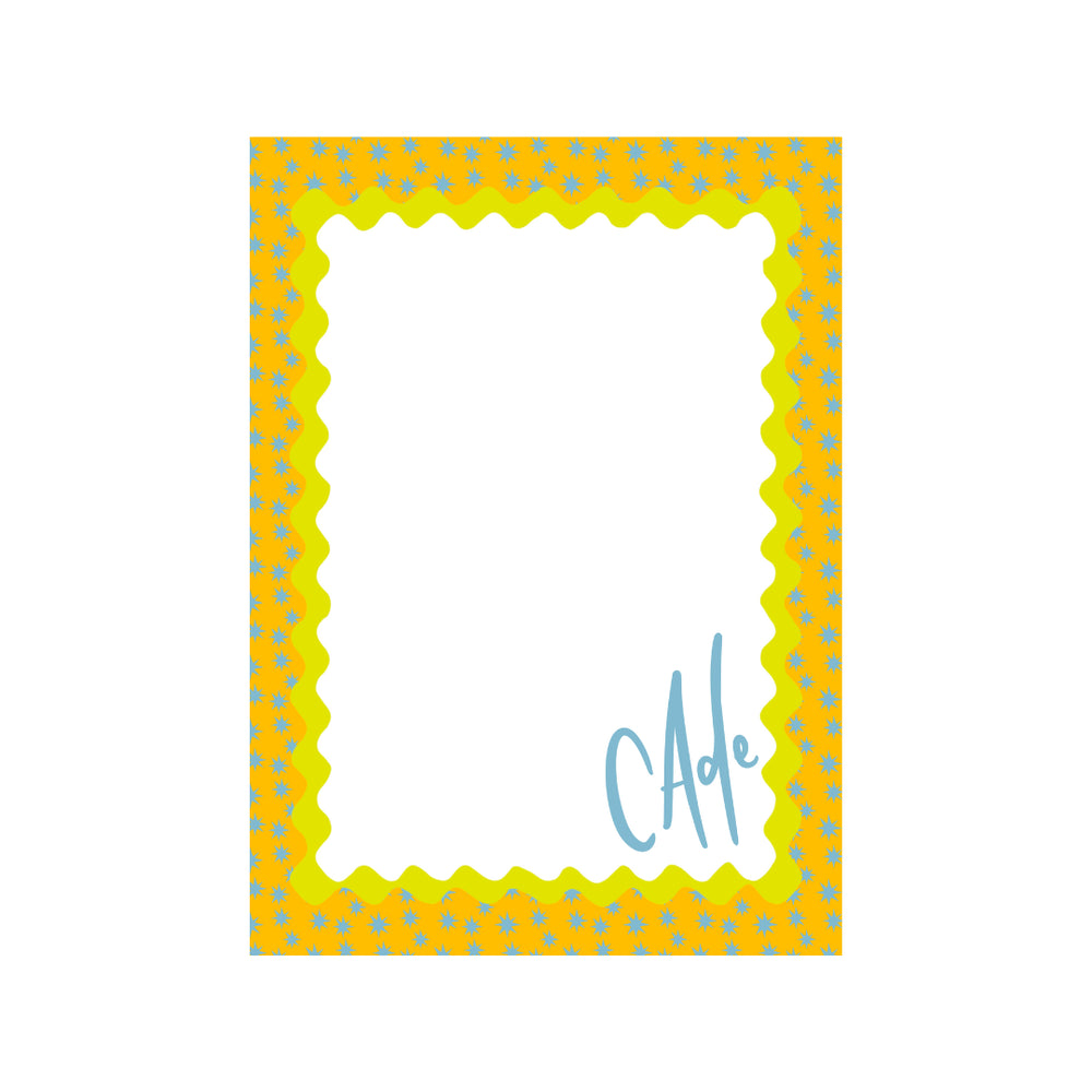 All Star Classics Notepad in Yellow