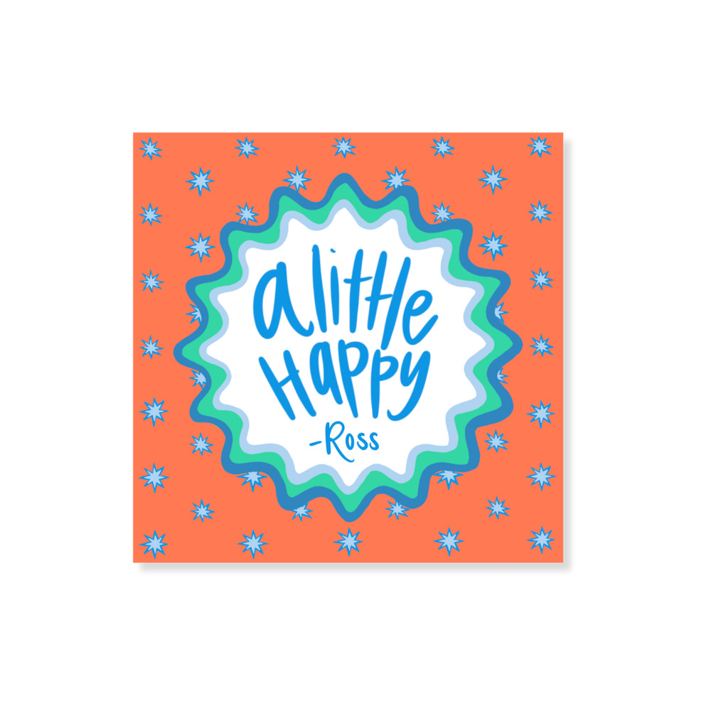 Back To School Starburst Stickers in Red