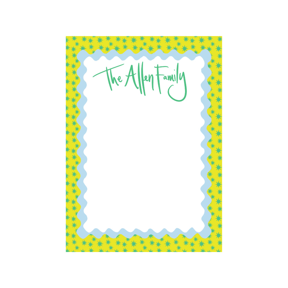 All Star Classics Notepad in Electric