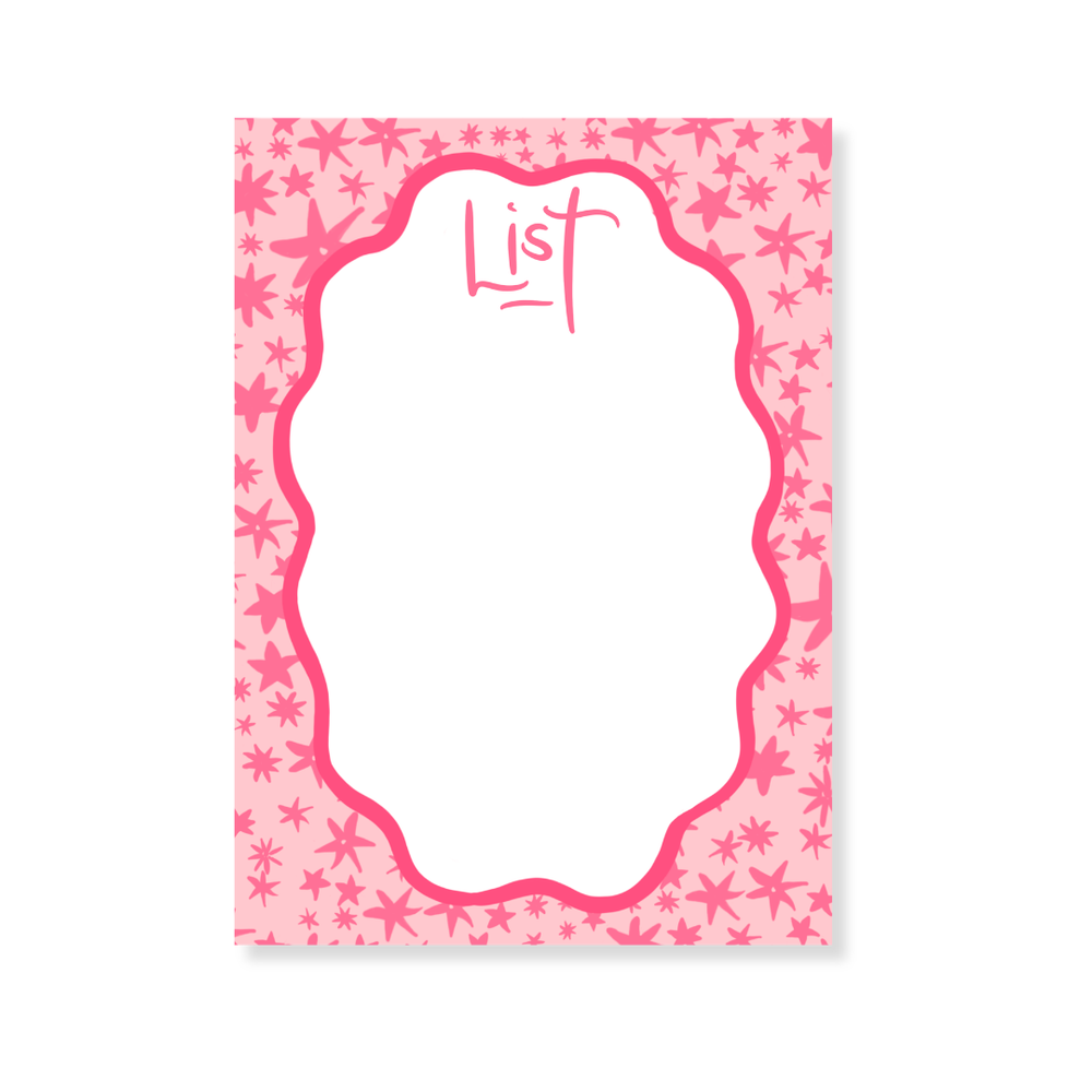 Beth Ladd x Fete Papier Pt. 3 Star Floral Notepad