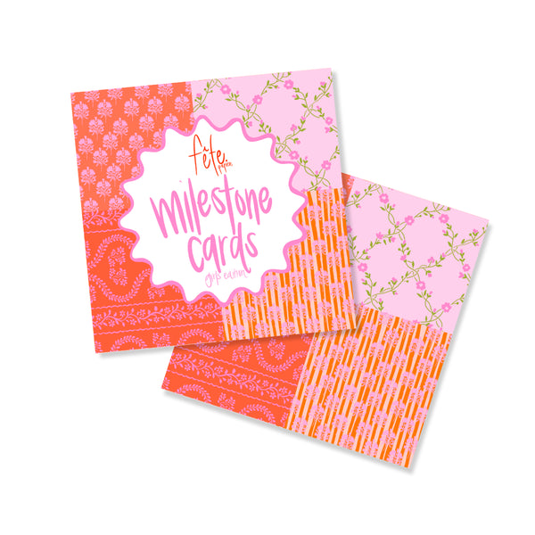 Girl Milestone Cards