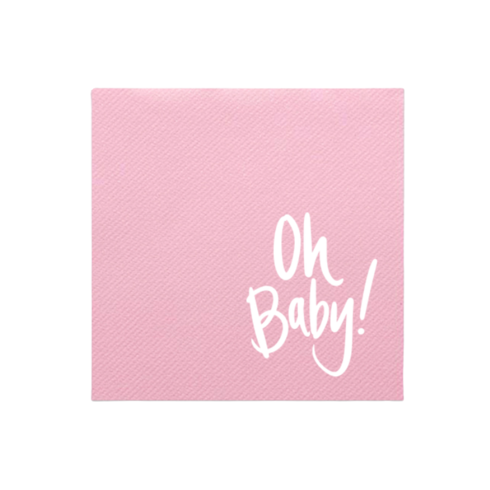 Oh Baby! Paper Napkins in Pink