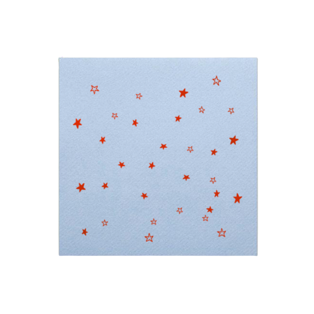 Patriotic Stars Napkins in Blue