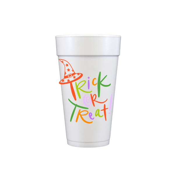 Trick or Treat Styrofoam Cups