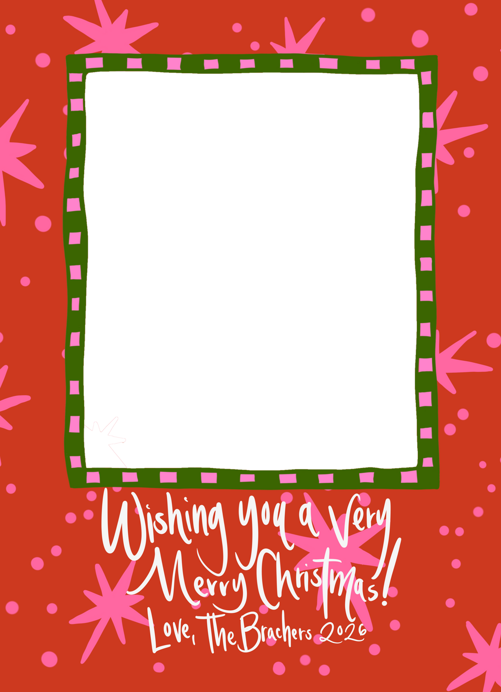 Red Shooting Stars Christmas Cards