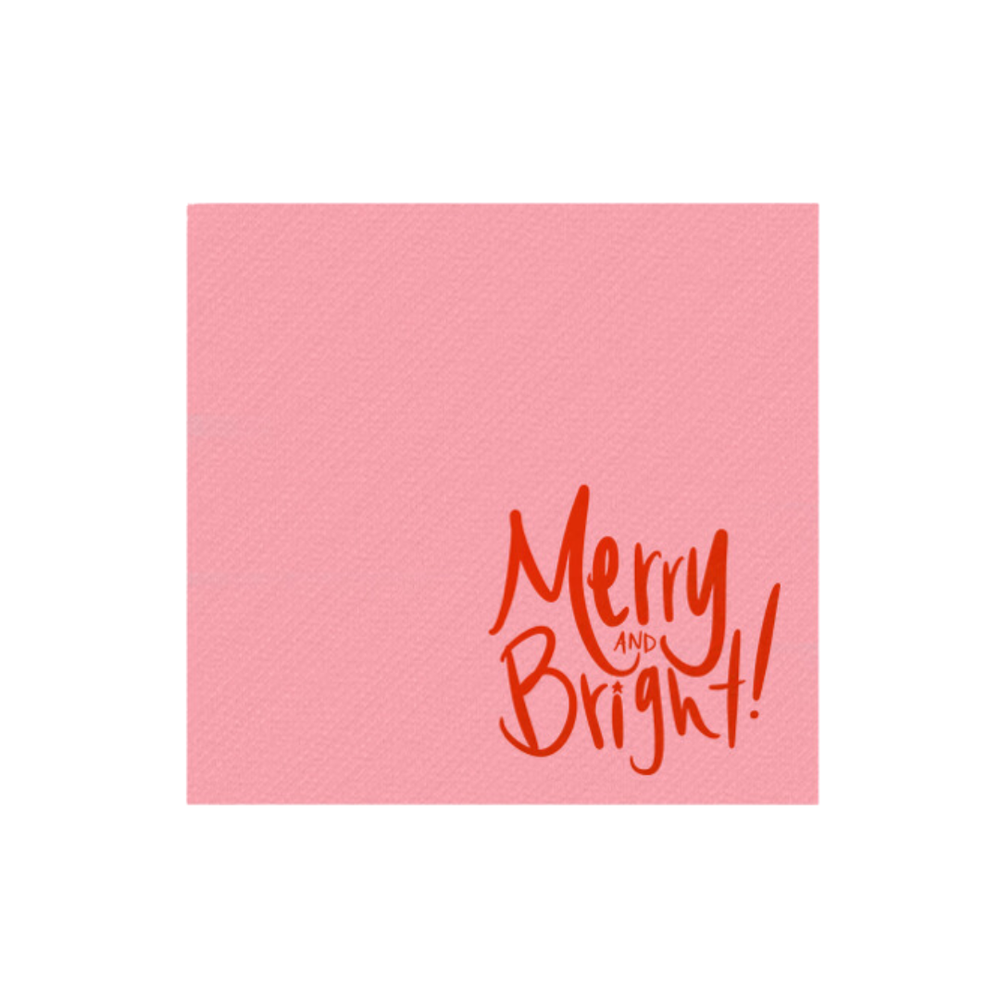 Merry & Bright Cocktail Napkins