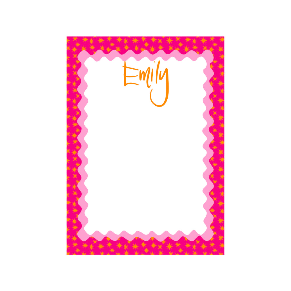 All Star Classics Notepad in Orange