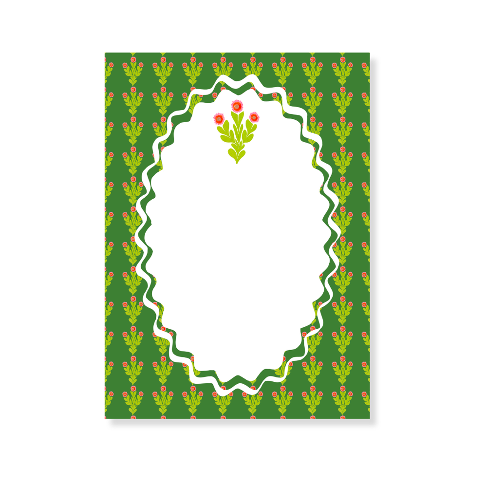 Morgan Walker x FP 5x7 Notepad in Leaf