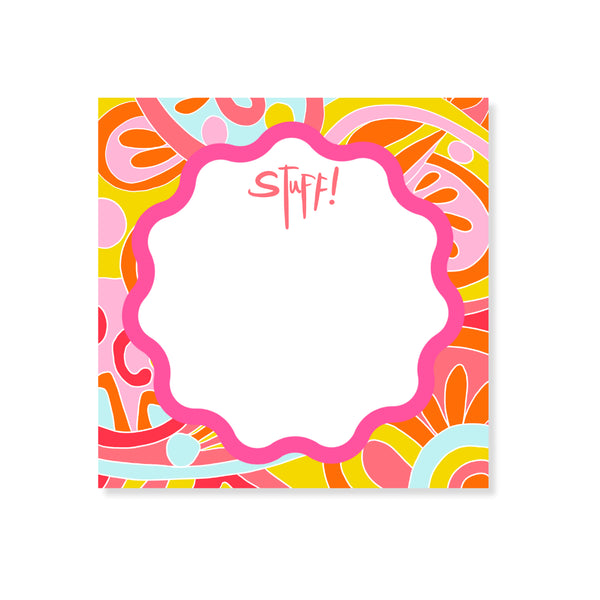 Fête Cabana Notepad 1.0 in Strawberry Margarita