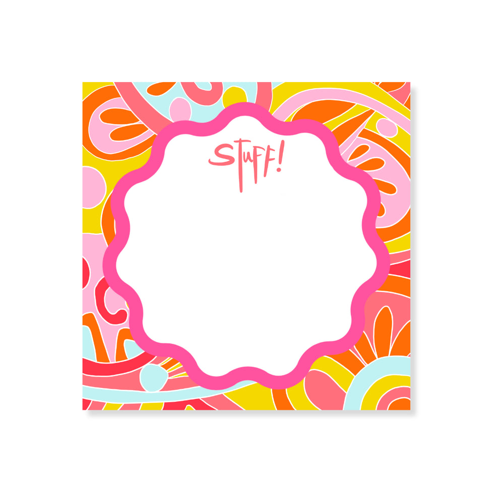 Fête Cabana Notepad 1.0 in Strawberry Margarita