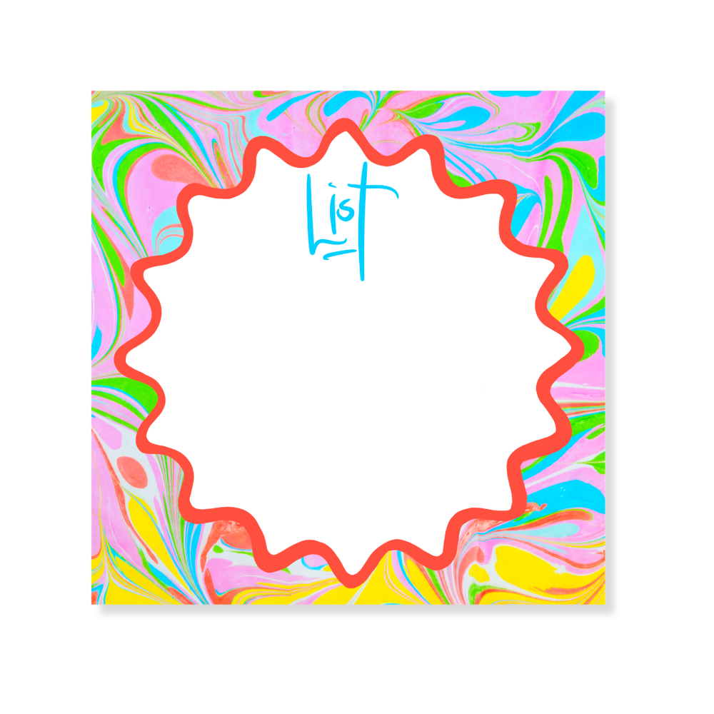 Pastel Marble Notepad