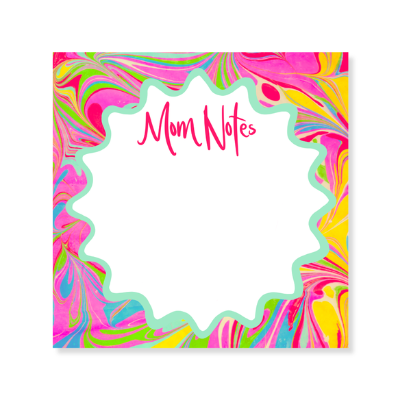 Groovy Marble Notepad