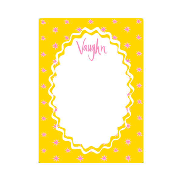 Back To School Starburst in Yellow