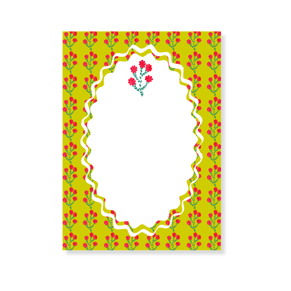 Morgan Walker x FP 5x7 Notepad in Lime