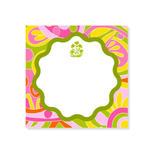 Fête Cabana Notepad 1.0 in Pink Lemonade