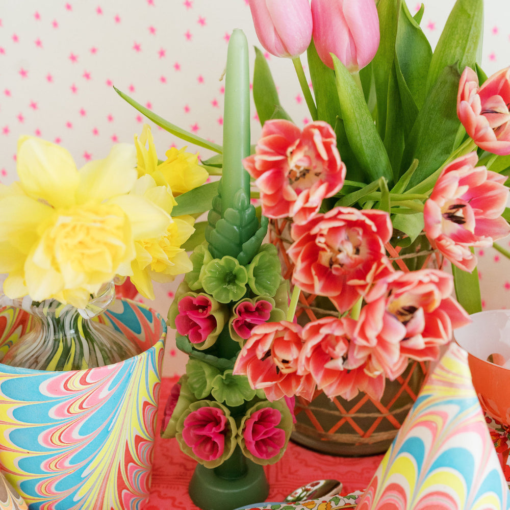 Floral Candle - Palma + Lime