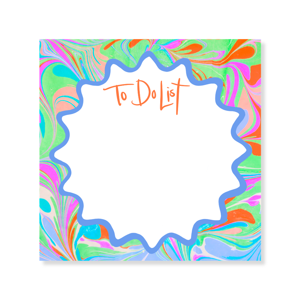 Sample Sale: Marble To Do List Notepad _ 50 Page