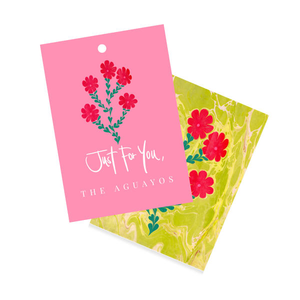 Morgan Walker x FP Ebru Flower Tag in Pink