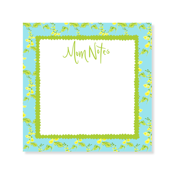 Nina Rosner for Fête Papier Yellow Foxglove 200 Page Notepad + Acrylic Tray