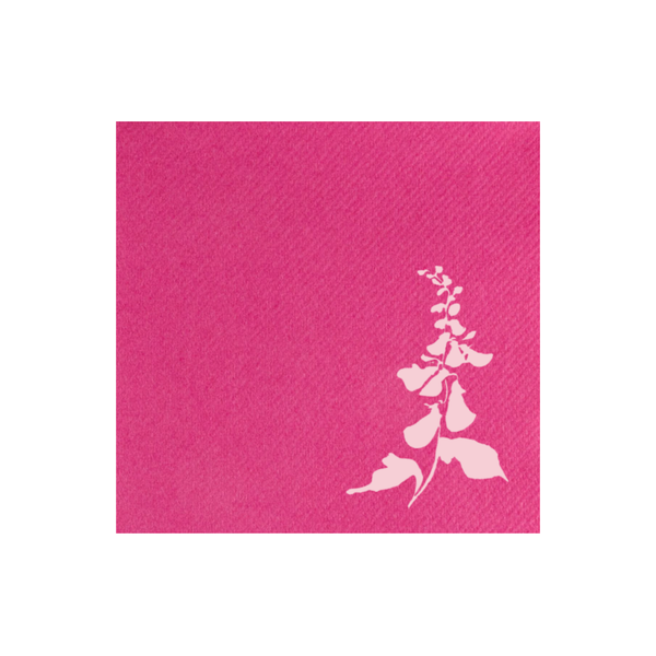 Nina Rosner for Fete Papier Pink Foxglove Napkins