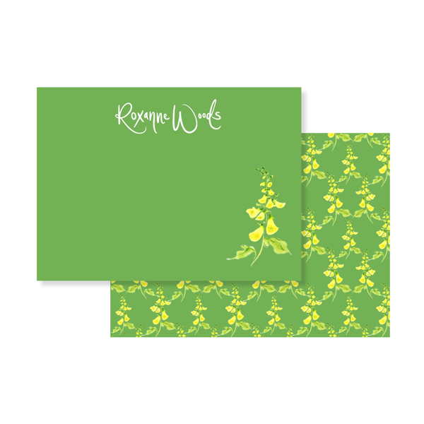 Nina Rosner x Fete Papier Yellow Foxglove Stationery